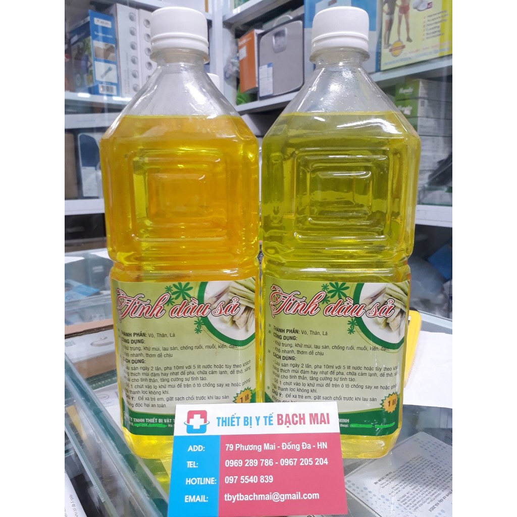 Tinh Dầu Xả 1000ml Lau Nhà Đuổi Muỗi Thơm Phòng