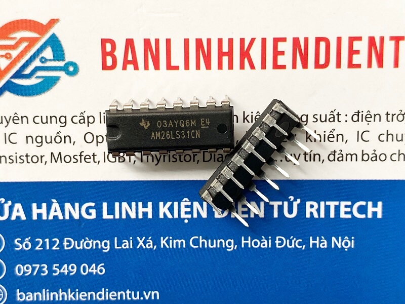 [Combo 2 con] AM26LS31CN, AM26LS31 IC DIP-16