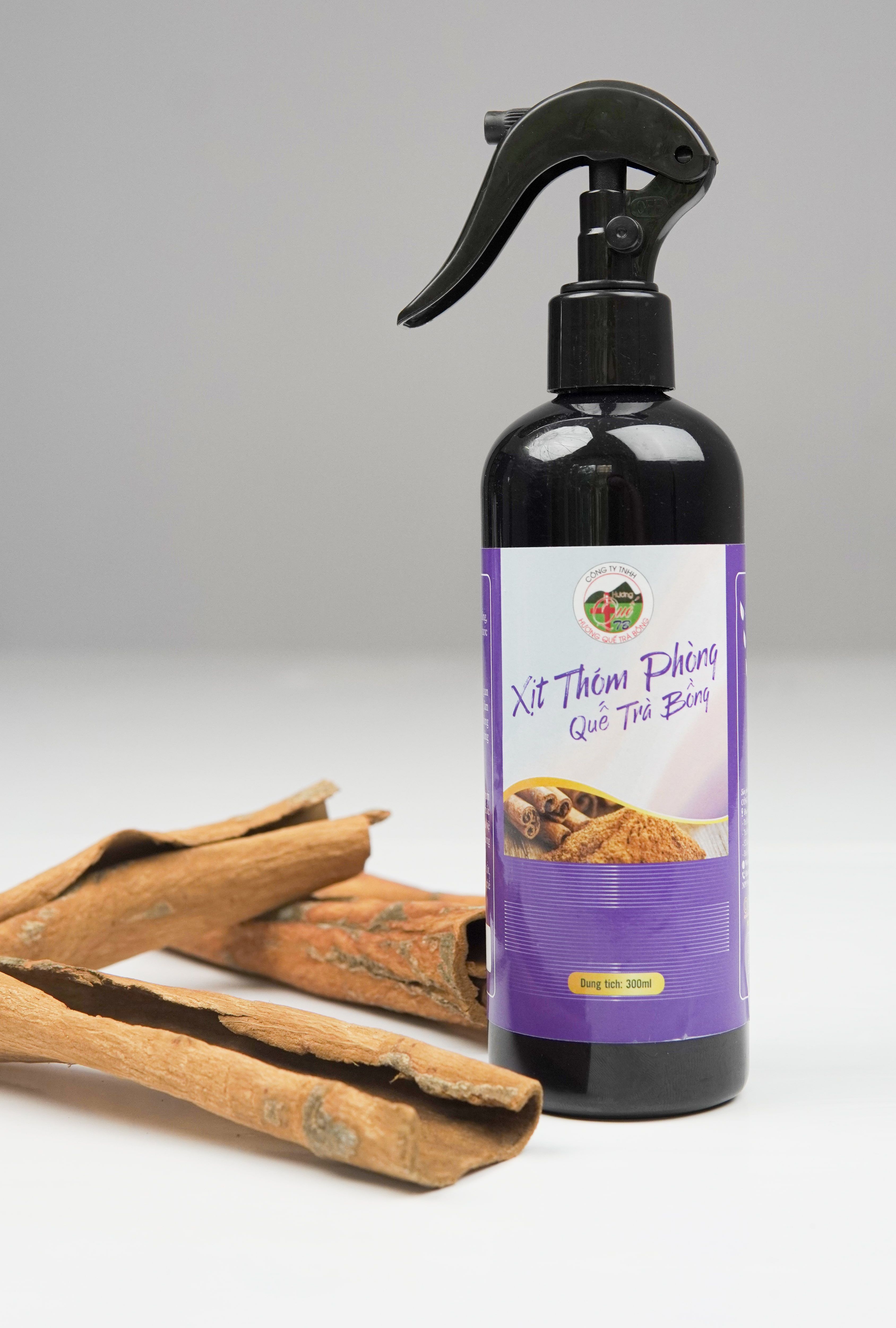 Xịt Thơm Phòng Hương Quế Trà Bồng 300ml