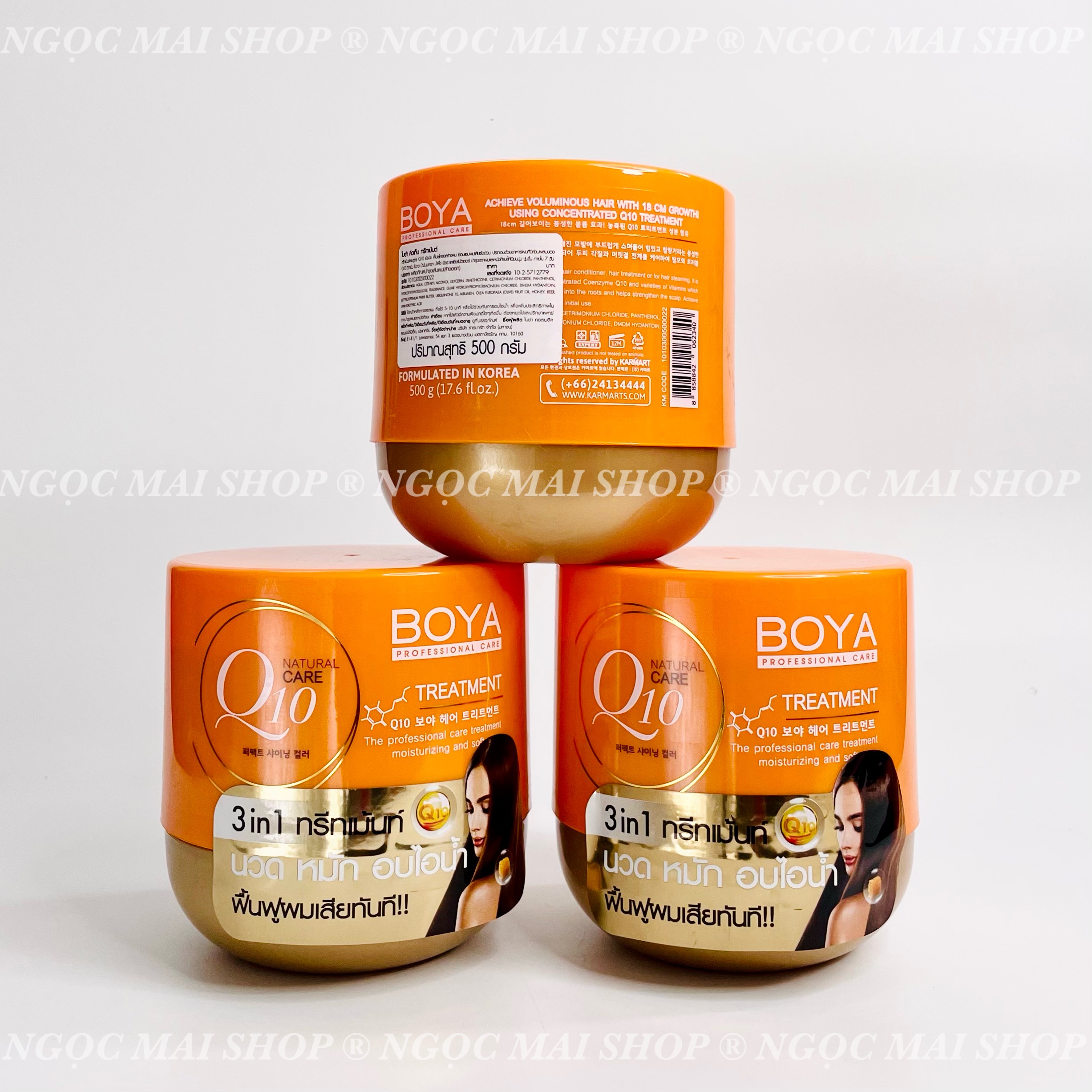 Ủ Tóc Q10 Boya 3in1 Thái Lan 500ml