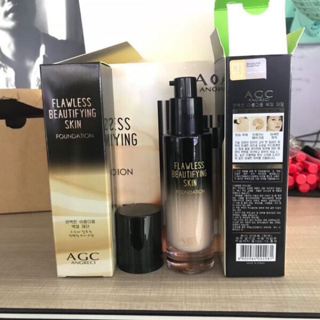 kem nền, lót agc flawless beautifying skin