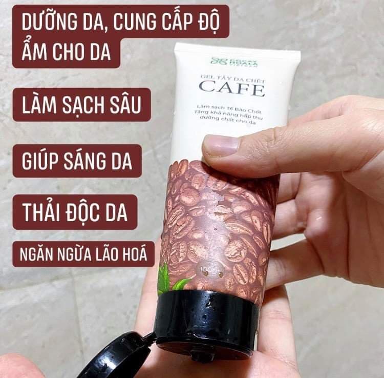 Gel tẩy da chết cafe.