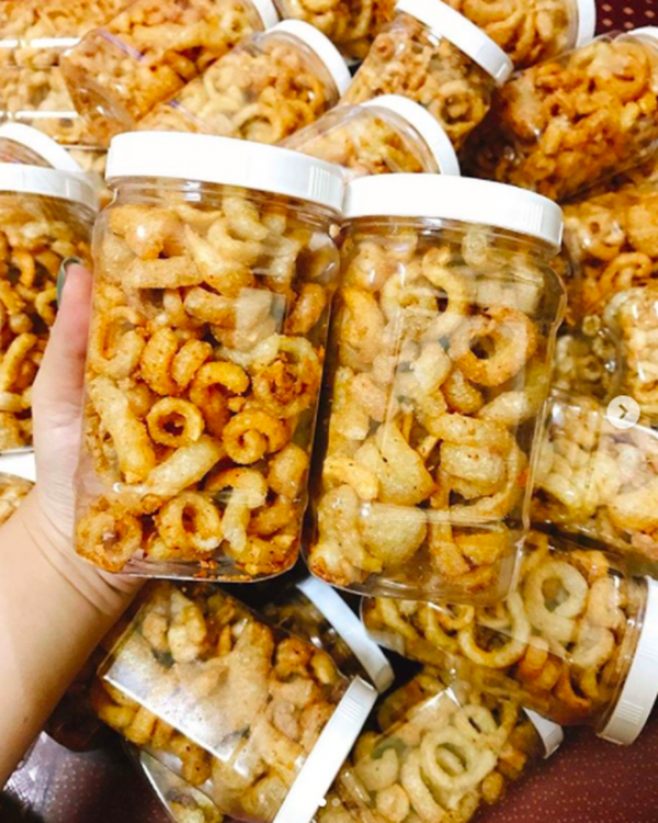 100gram Da heo cháy tỏi loại ngon