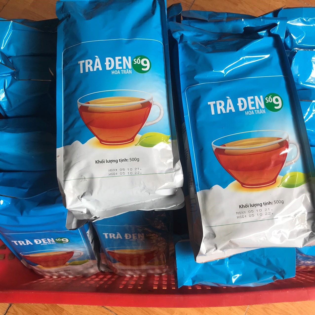 TRÀ ĐEN HOA TRÂN SỐ 9 BAO THƠM – 500G