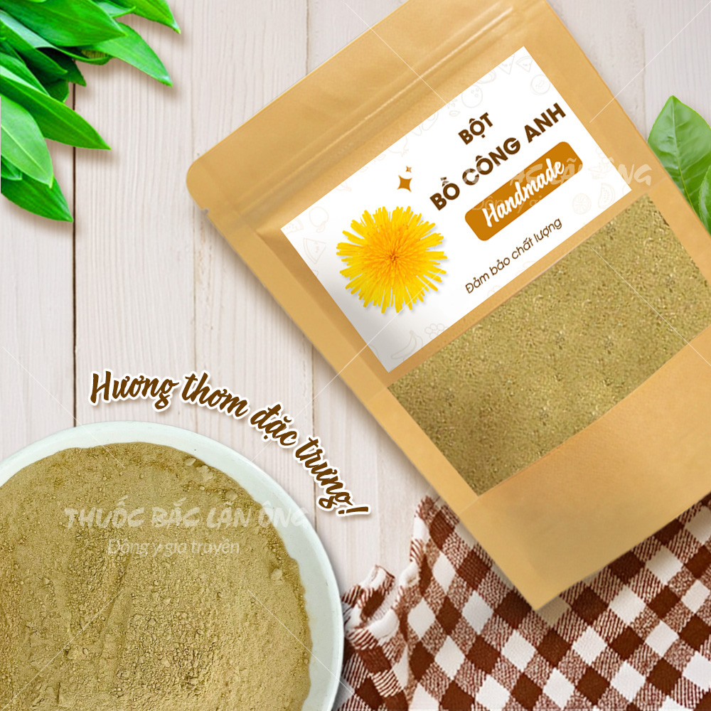 Bột bồ công anh nguyên chất 100g (Phòng ngừa ung thư, hỗ trợ tiểu đường)