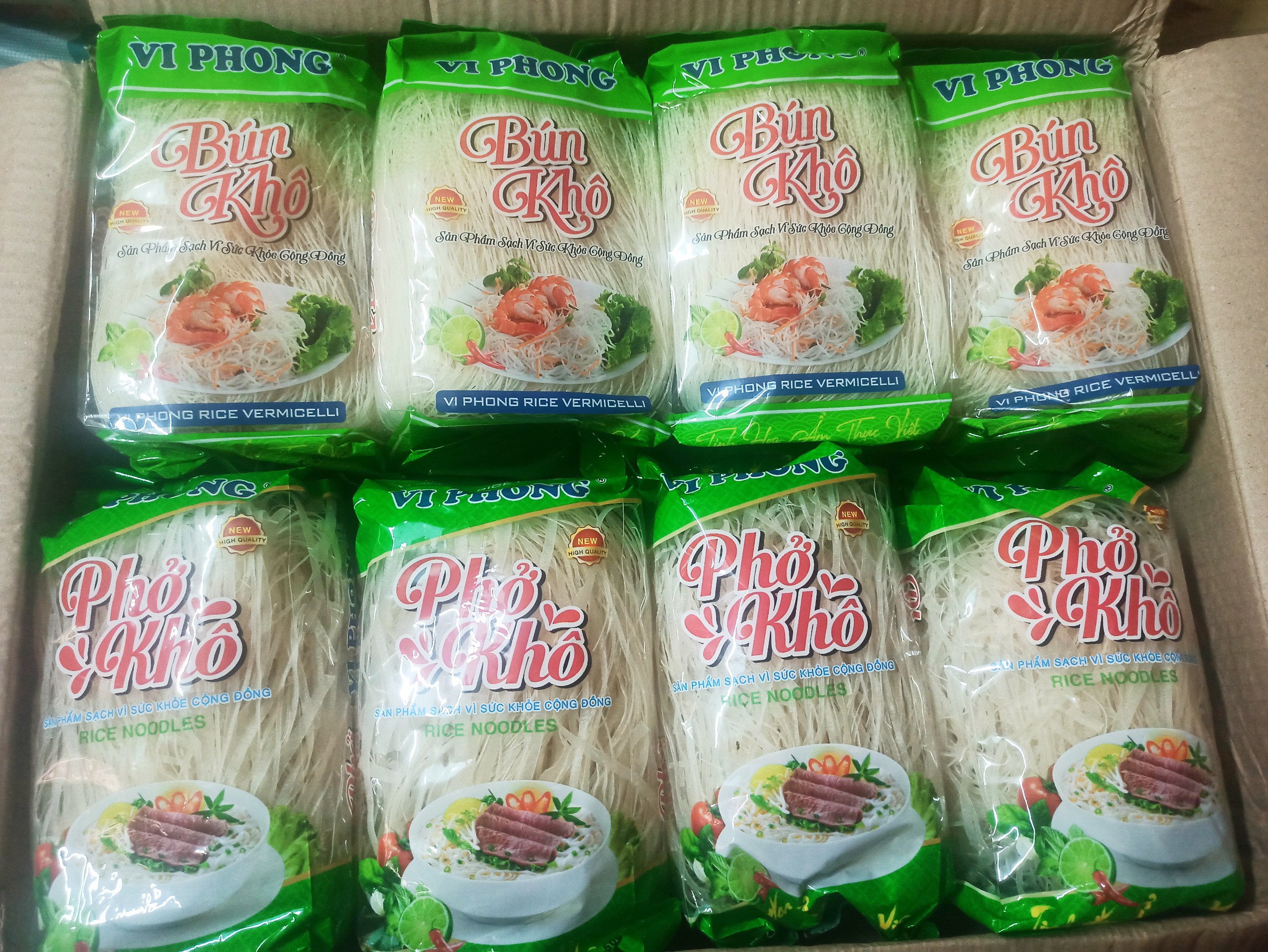 Bún gạo , phở khô Vi Phong ( 100% từ bột gạo ) 500g