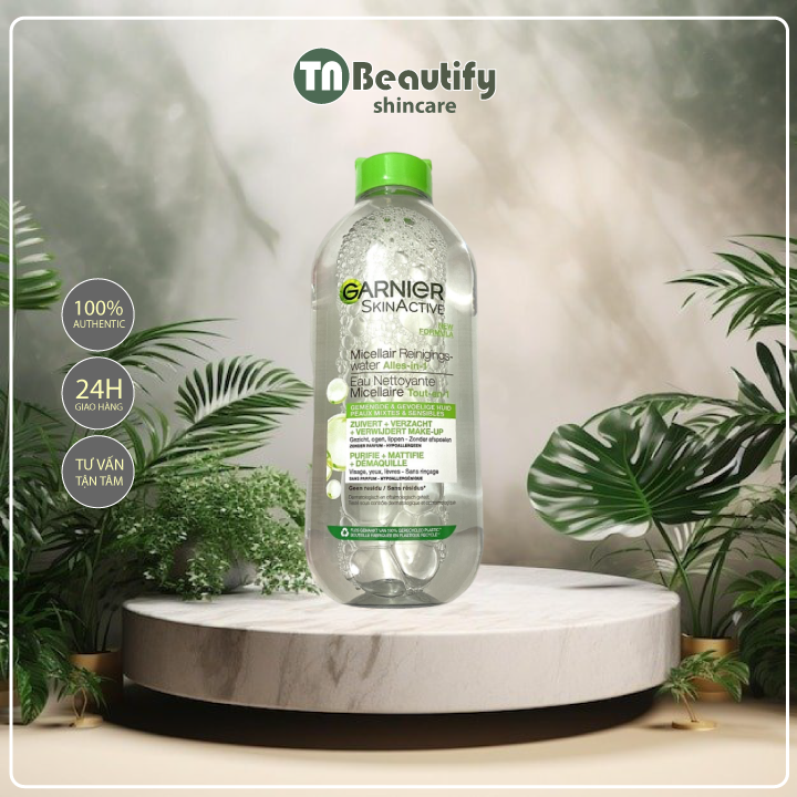 [7 LOẠI] Nước Tẩy Trang Garnier SkinActive 400ml Pháp