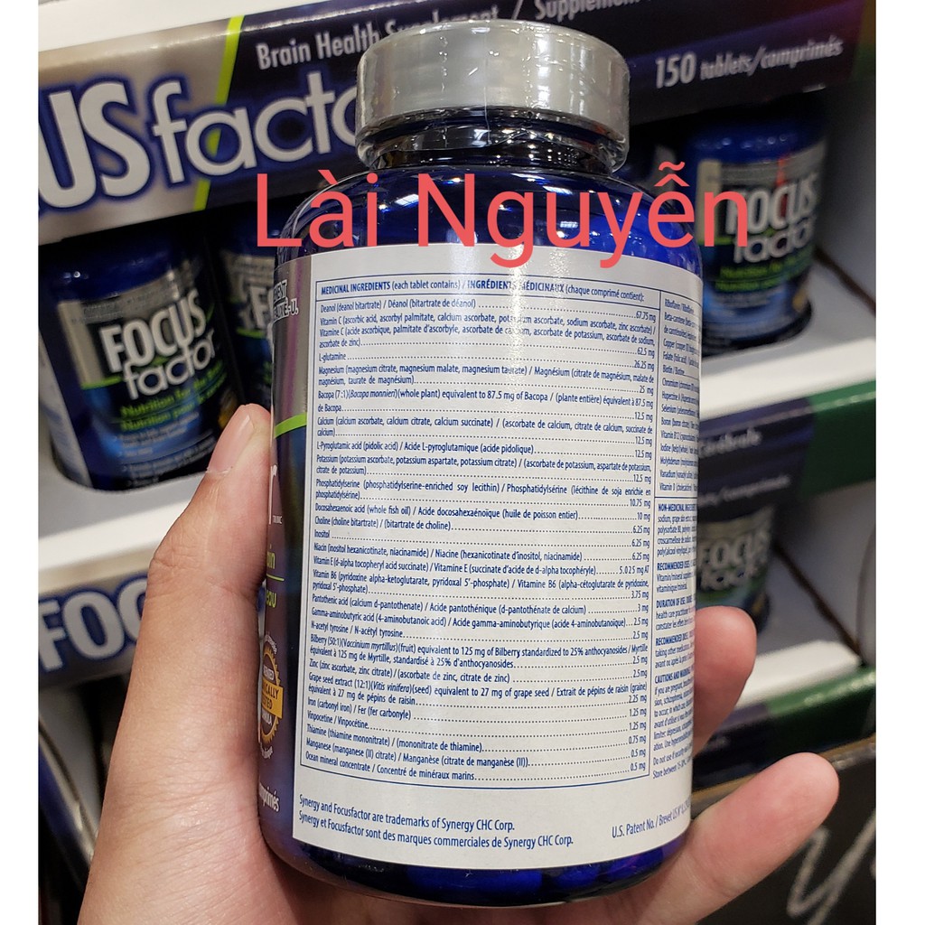 Viên uống bổ não Focus Factor Nutrition for The Brain