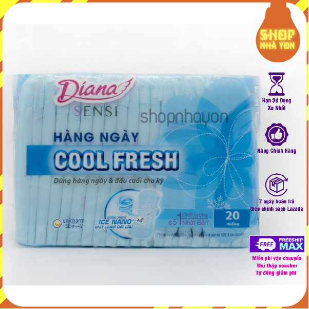 Bvs hàng ngày diana sensi cool fresh siêu mát lạnh