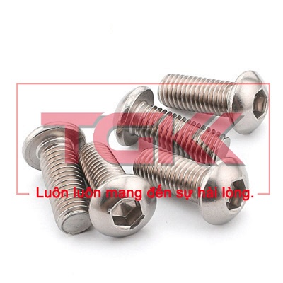 Bulong LGC chỏm cầu inox 304 M5