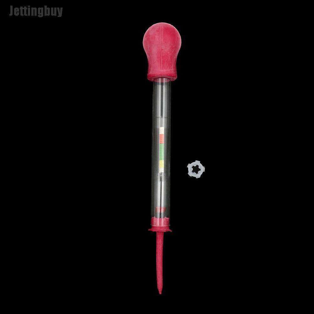 Jettingbuy 1.1-1.3 Colored Zone Battery Hydrometer Tester Acid Electrolyte Lead Flooded