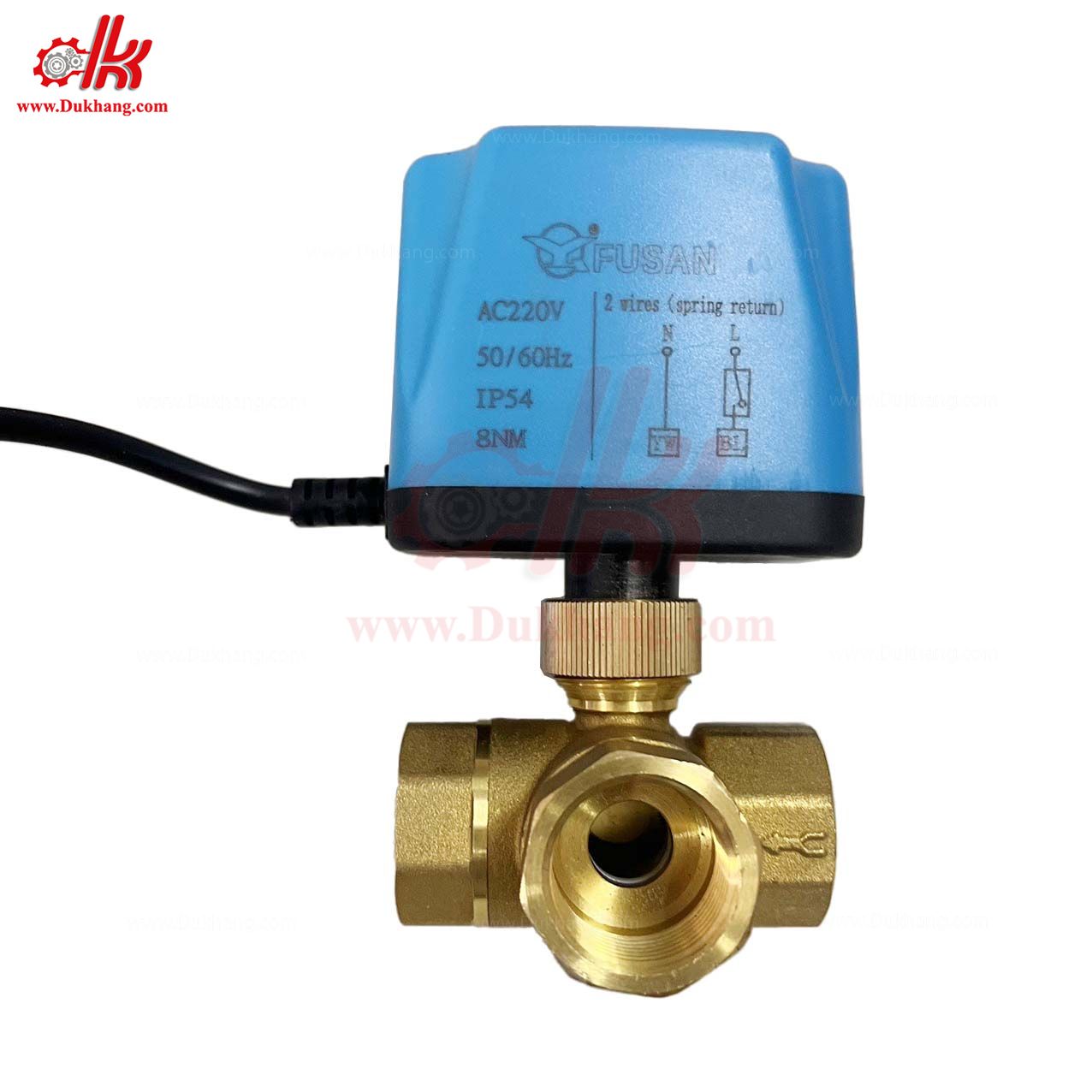 Van điện 3 ngã, 2 dây thường đóng BVE