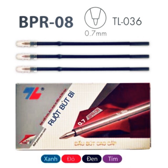 Combo 10 Ruột bút bi Thiên long 036&023