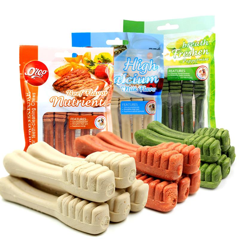 Xương gặm sạch răng cho chó Orgo gói 90g