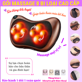 Gối Massage 8 Bi Thế Hệ Mới , Máy Massage Hồng Ngoại 8 Bi Loại Tốt thumbnail