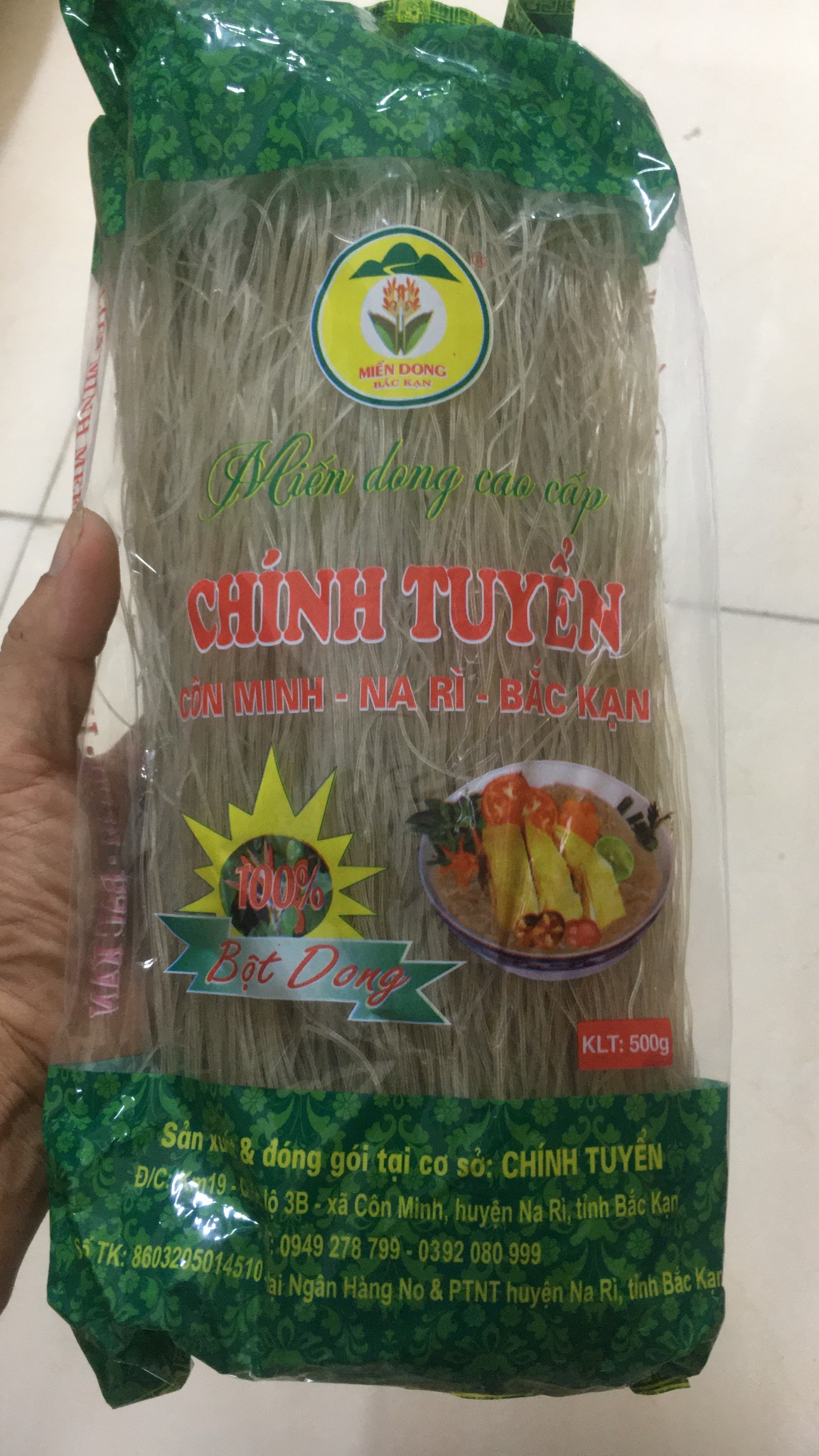 Miến dong cao cấp Việt Cường đặc sản