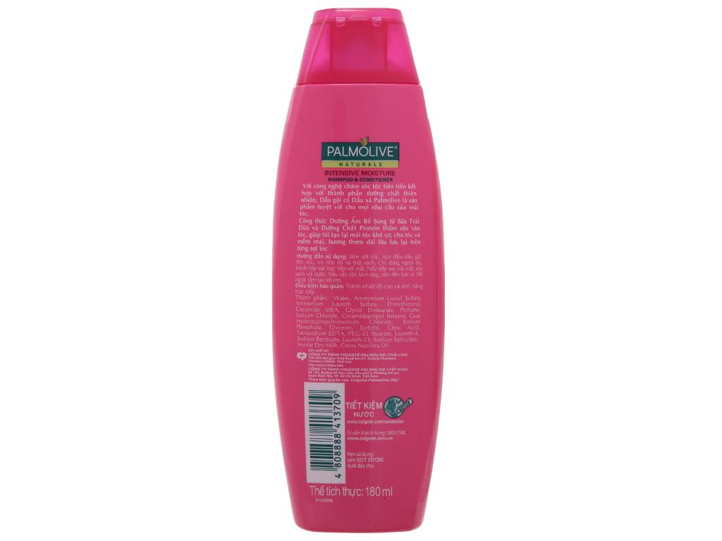 Dầu Gội Palmolive Sữa Trái Dừa Và Dưỡng Chất Protein 180ml