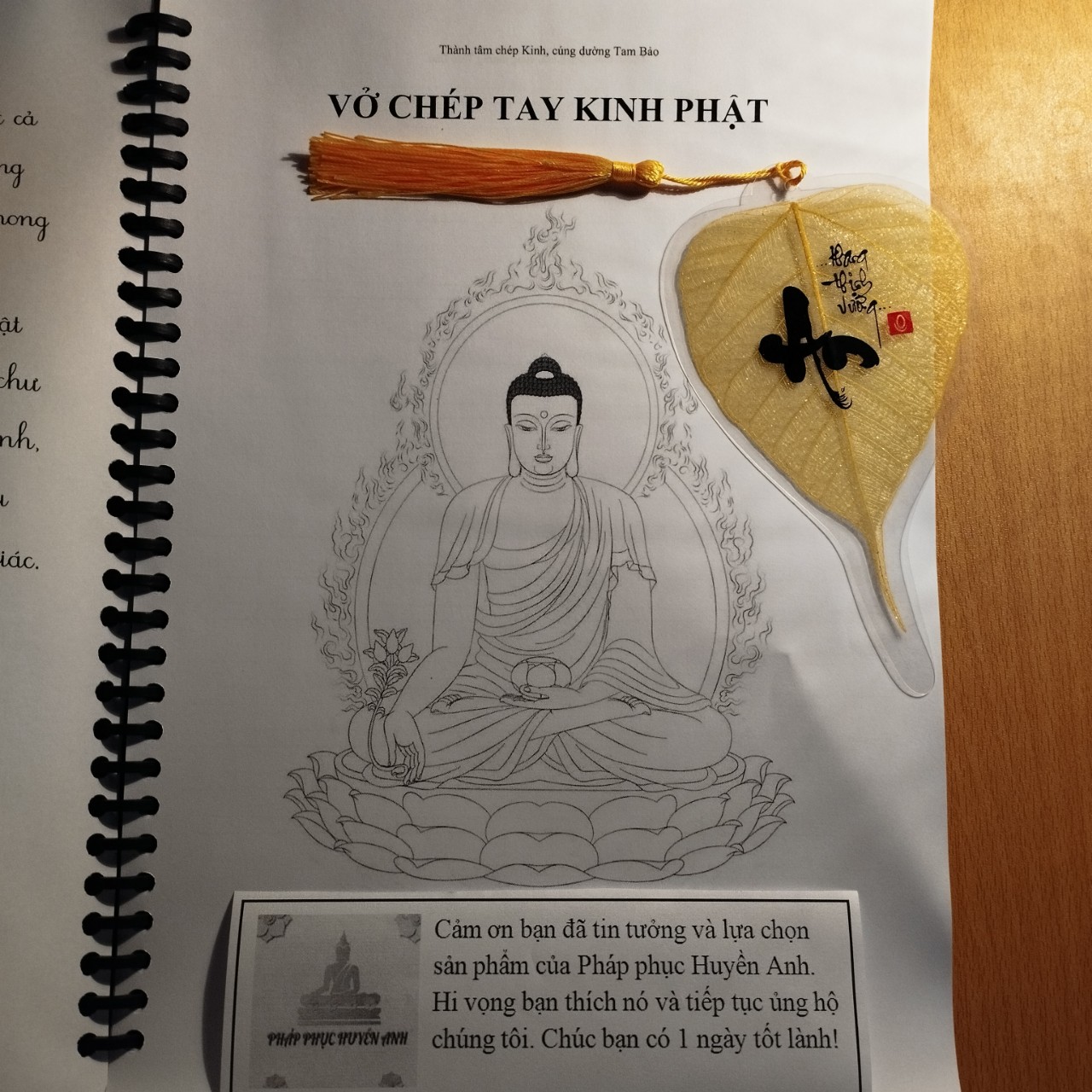 Vở chép tay các loại Kinh Phật A4