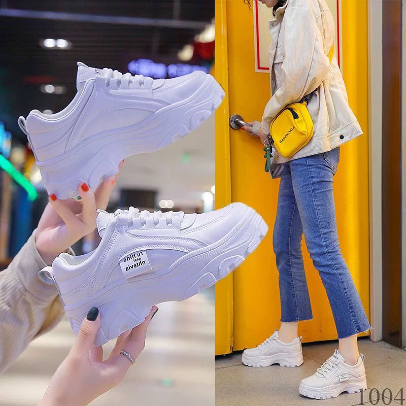 GIÀY THỂ THAO NỮ SNEAKER TÔN DÁNG ĐỘN CHIỀU CAO 5CM RM09