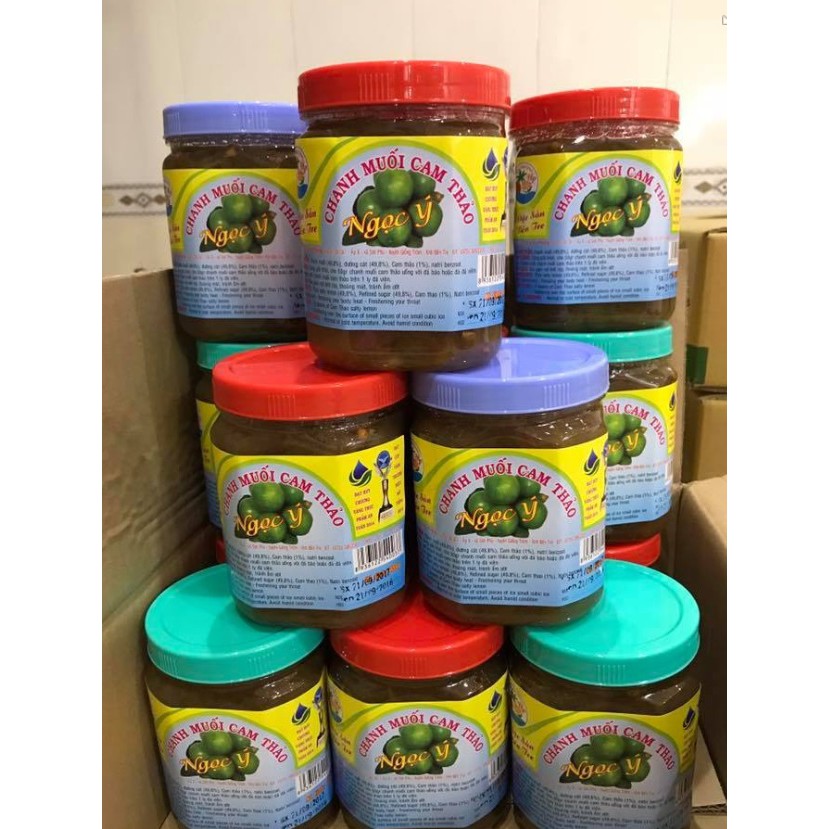 Chanh Muối Cam Thảo Ngọc Ý ( Hủ 900g)