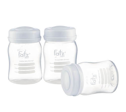 Bình trữ sữa 150ml (bộ 3 bình) Fatzbaby FB0120NX