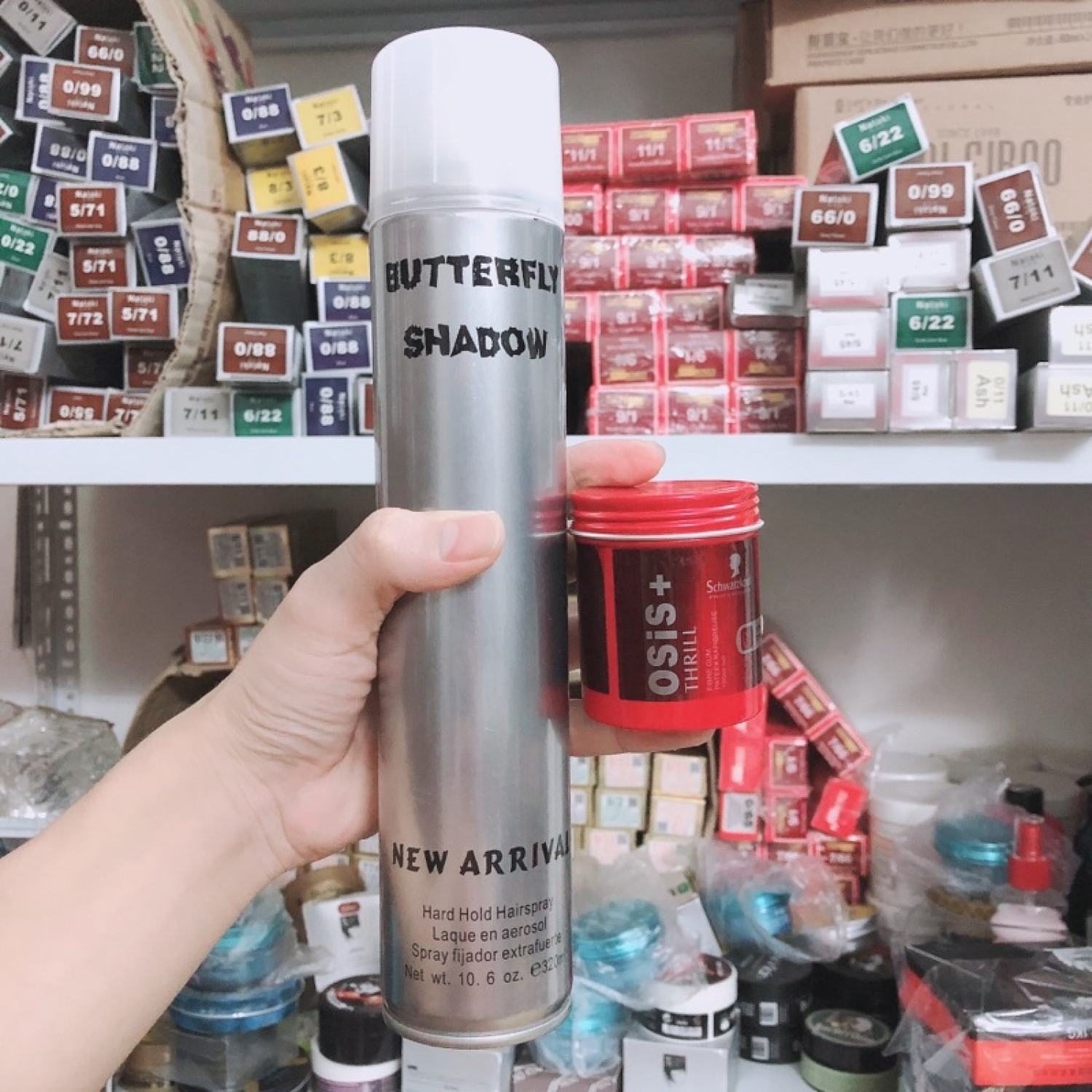 Combo sáp vuốt tóc nam và gôm bạc xịt tóc giữ nếp 320ml