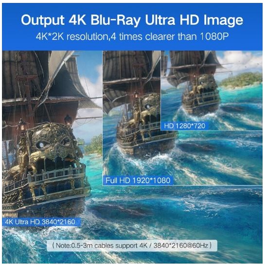 Cáp HDMI 1.4 dài 5M Ugreen 10109 cao cấp, Hàng chính hãng - ZAMACO AUDIO
