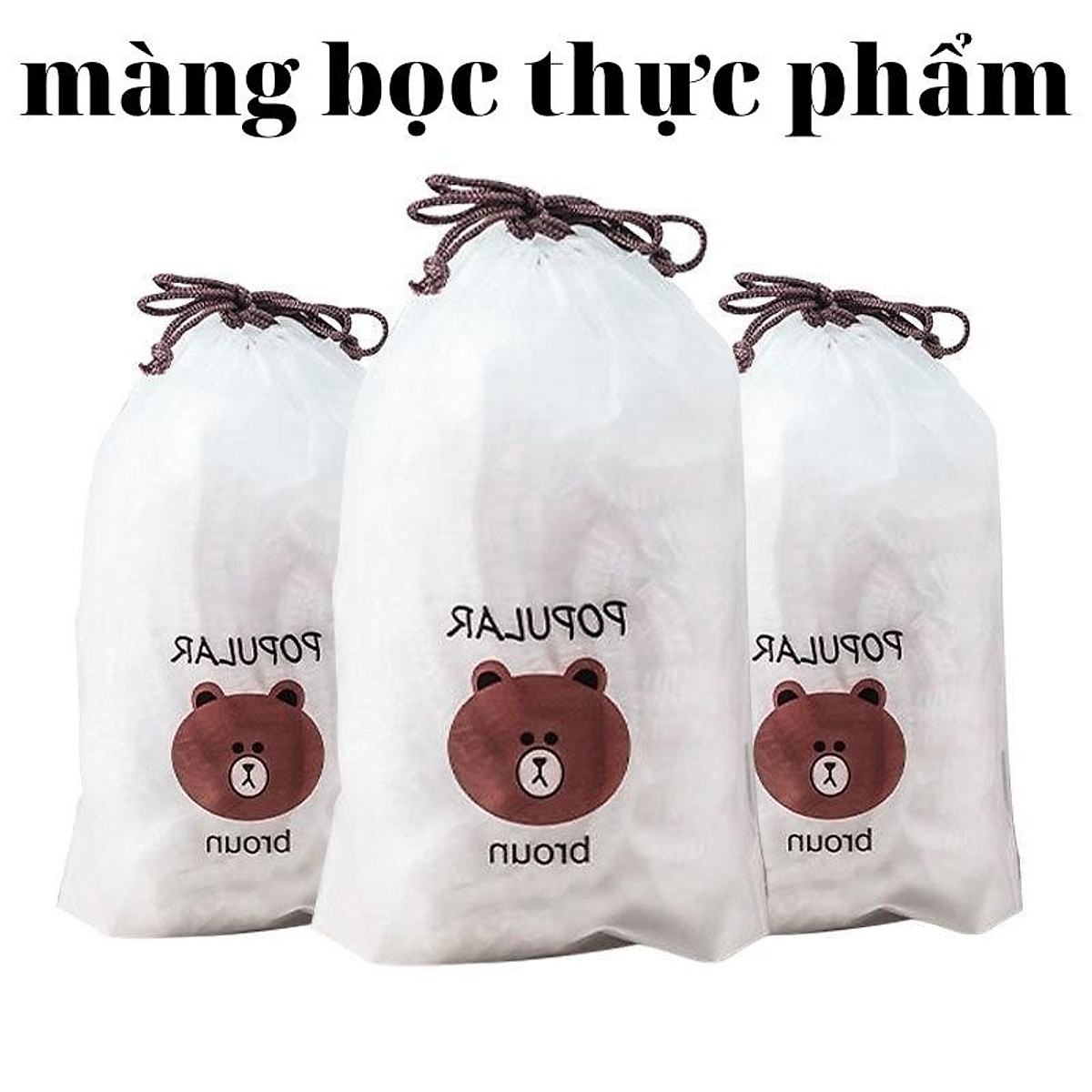 SET 100 TÚI MÀNG BỌC THỰC PHẨM ĐA NĂNG