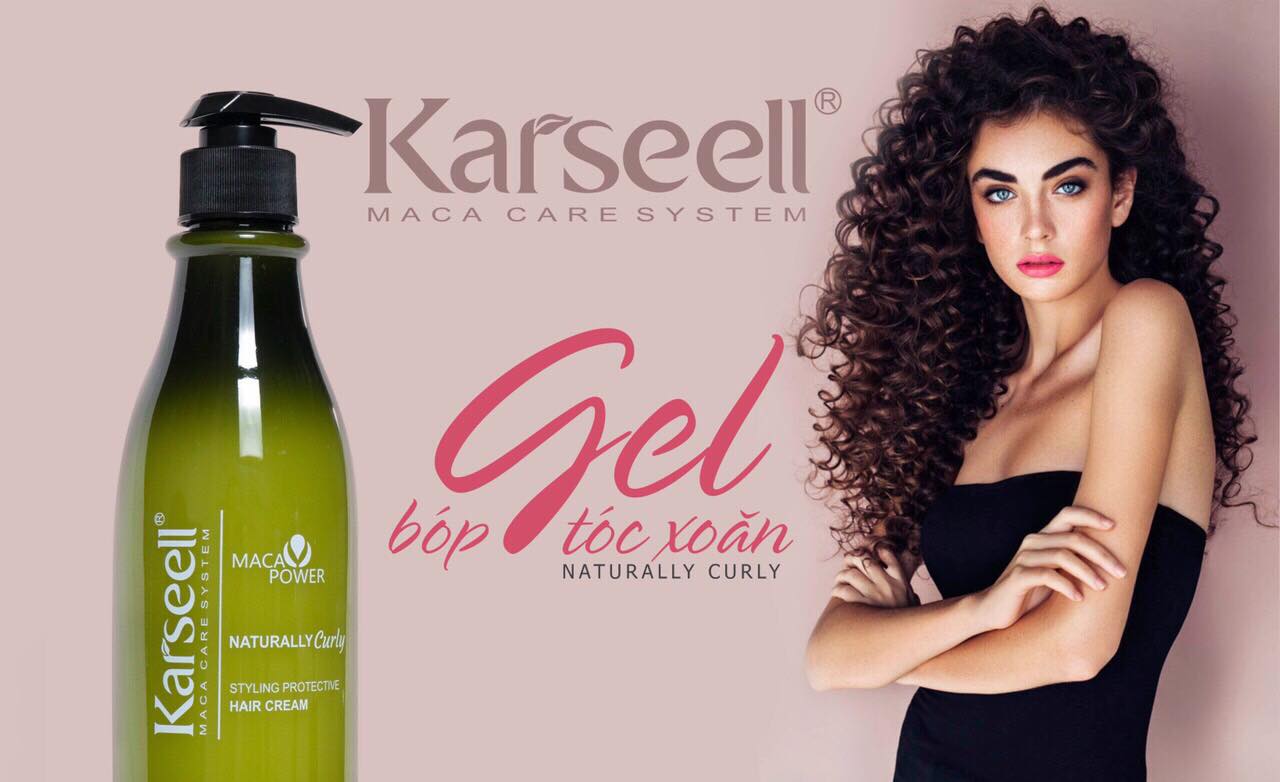 Gel bóp tóc xoăn karseell 500ml