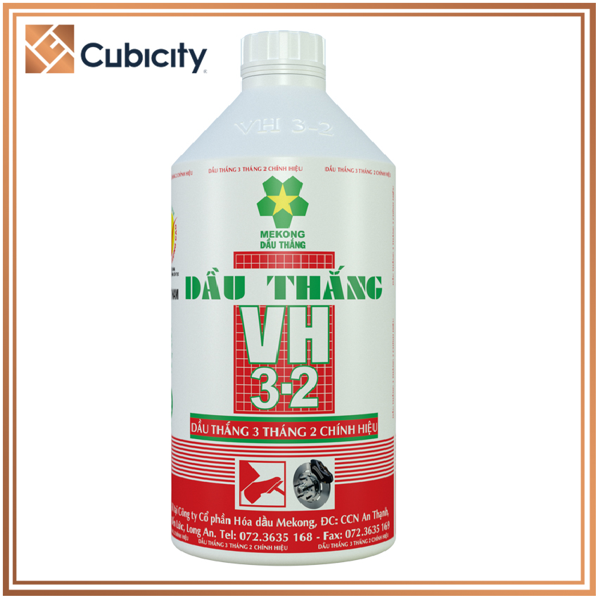Dầu thắng đĩa xe máy Mekong VH 3-2 chai 830ml