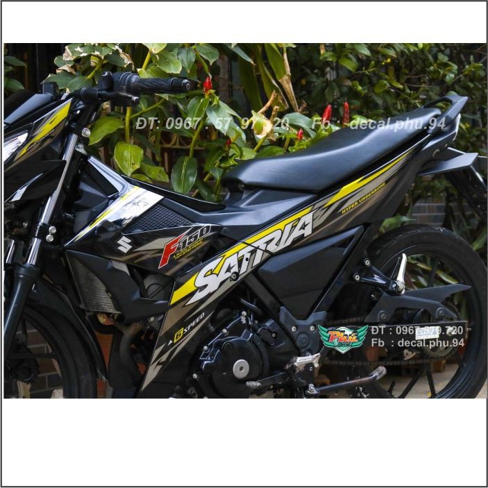 Tem rời Satria đen phối đẹp mắt (h)|mẫu mã đa dạng|chi tiết sắc nét|nhận làm Tem rời theo yêu cầu, cam kết hàng đúng mô tả, chất lượng đảm bảo an toàn đến sức khỏe người sử dụng, đa dạng mẫu mã