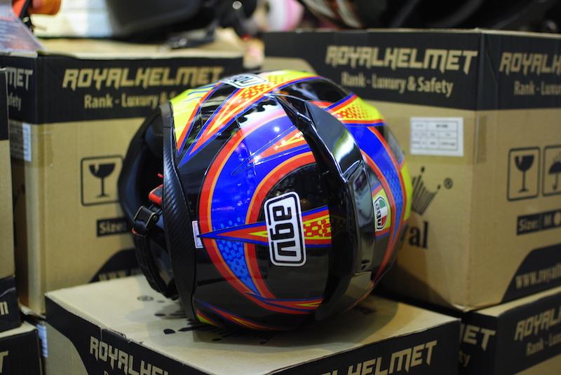 Tem AGV soleluna dán mũ fullface