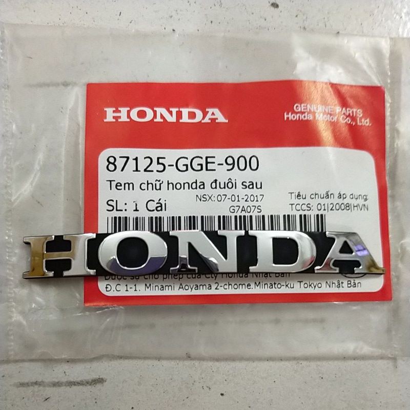 Tem Đuôi Sau Xe Lead 110 - tem xe máy