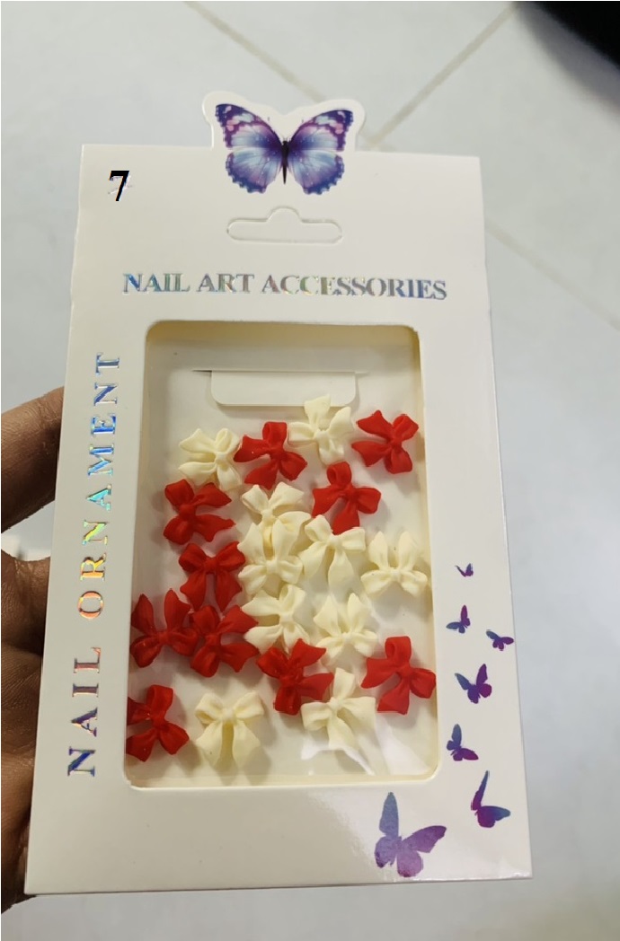 Charm nơ đính móng Nail siêu xinh