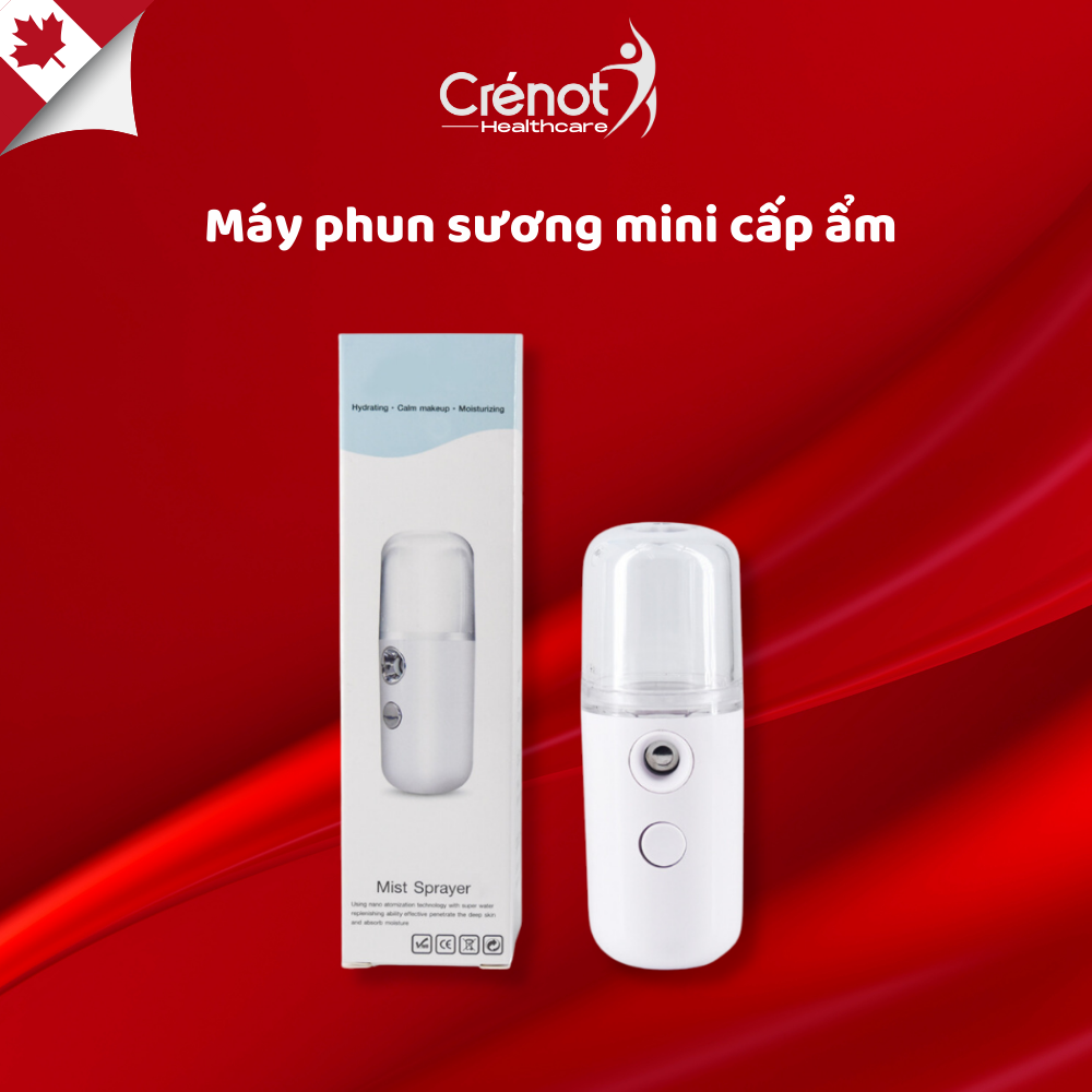 (Quà tặng không bán) Máy phun sương mini cầm tay cấp ẩm cho da