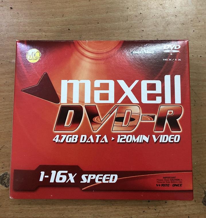 Hộp 10 Đĩa Trắng DVD-R maxell