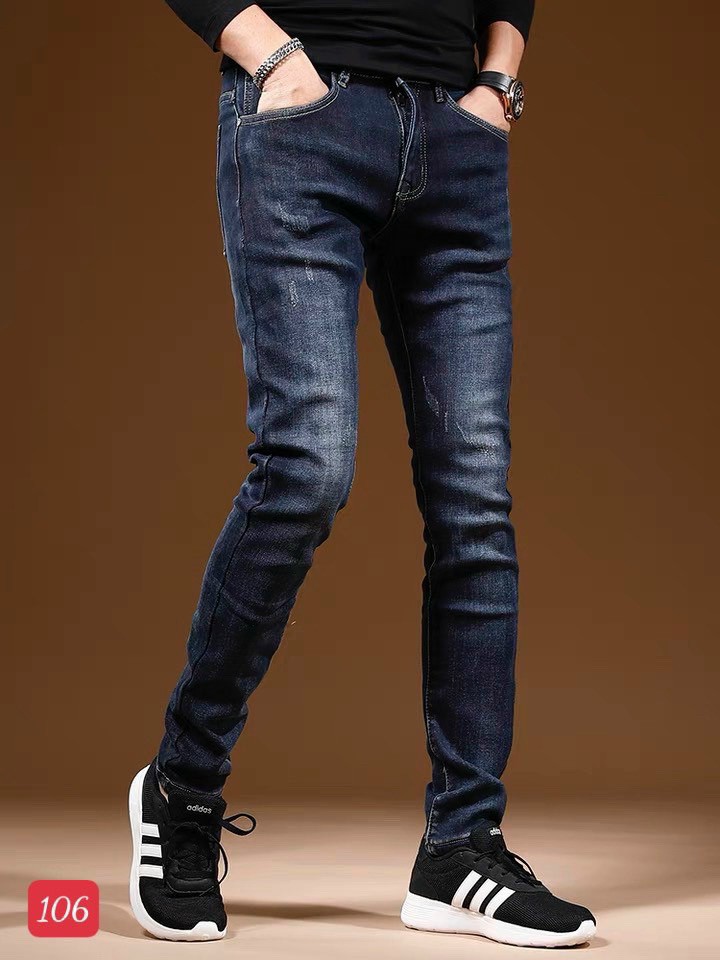 Quần jean nam màu xanh cao cấp hàn quốc, chất liệu jean mềm, dày dặn, co giãn tốt, chuẩn men siêu rẻ và đẹp (size 28-34) Menshopps MS055