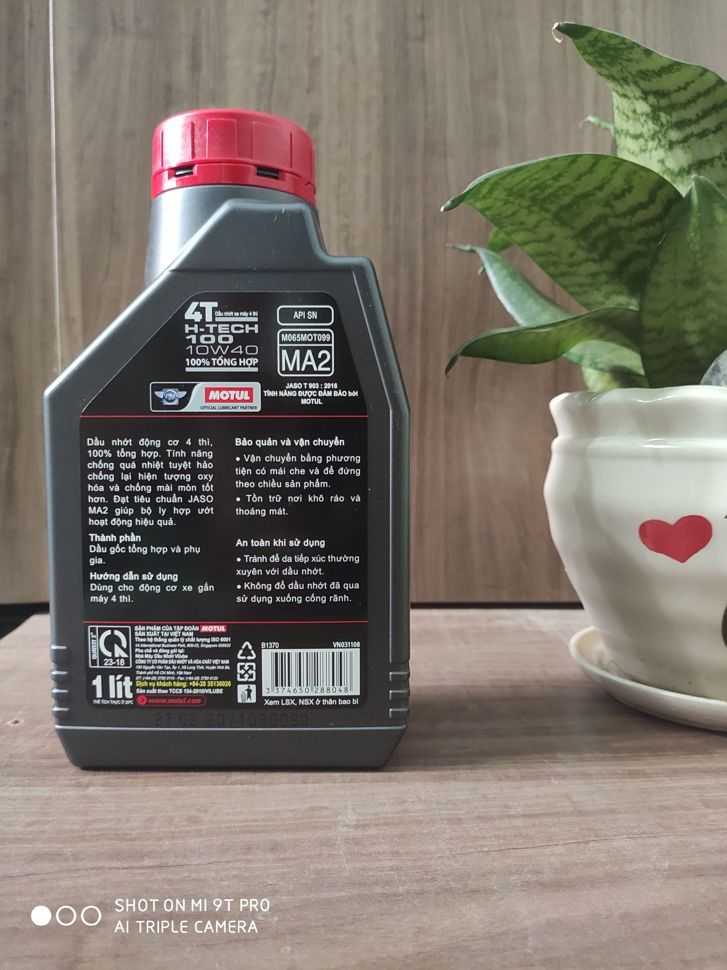 MOTUL H - TECH 100 4T 10W40 [ 100% TỔNG HỢP ]