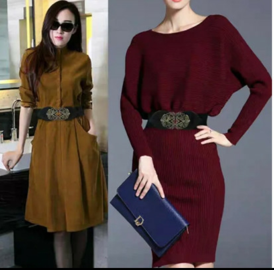 Thắt lưng dây nịt nữ đẹp mặc đầm váy thời trang Hàn Quốc