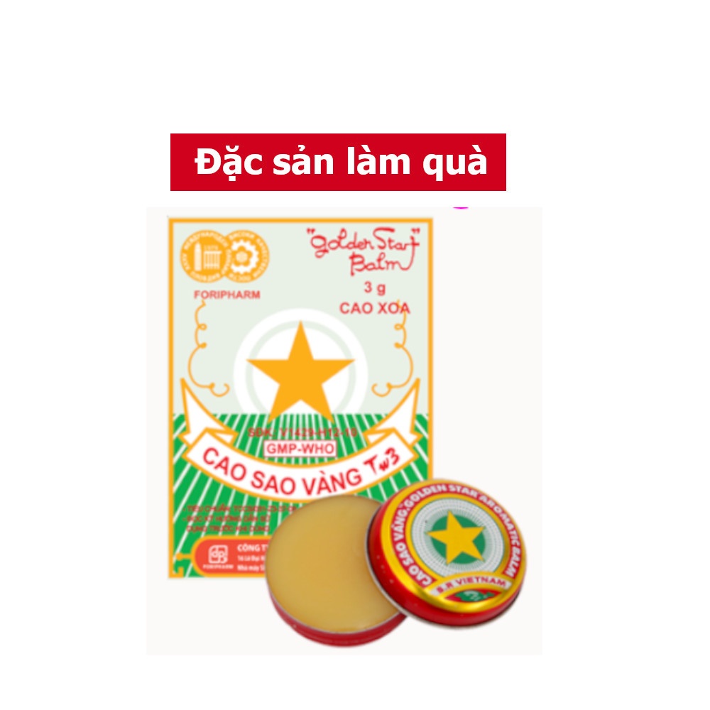 DẦU CÙ LÀ CAO SAO VÀNG TW3 (3g)
