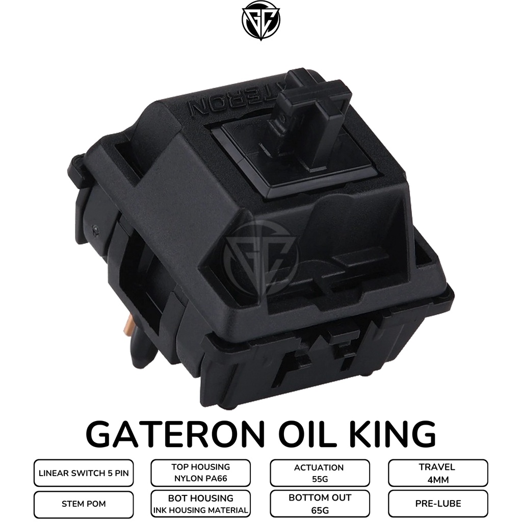 Gateron Oil King Linear Switch - Switch cho bàn phím cơ