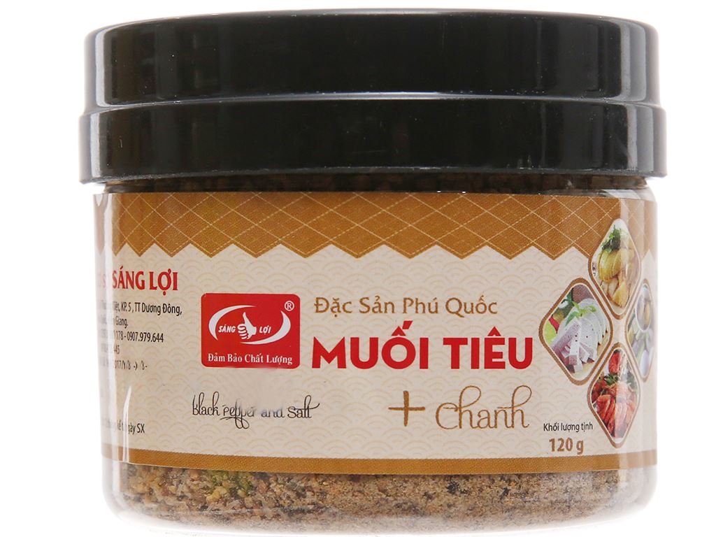 Muối Tiêu Chanh Sáng Lợi Phú Quốc 120gram