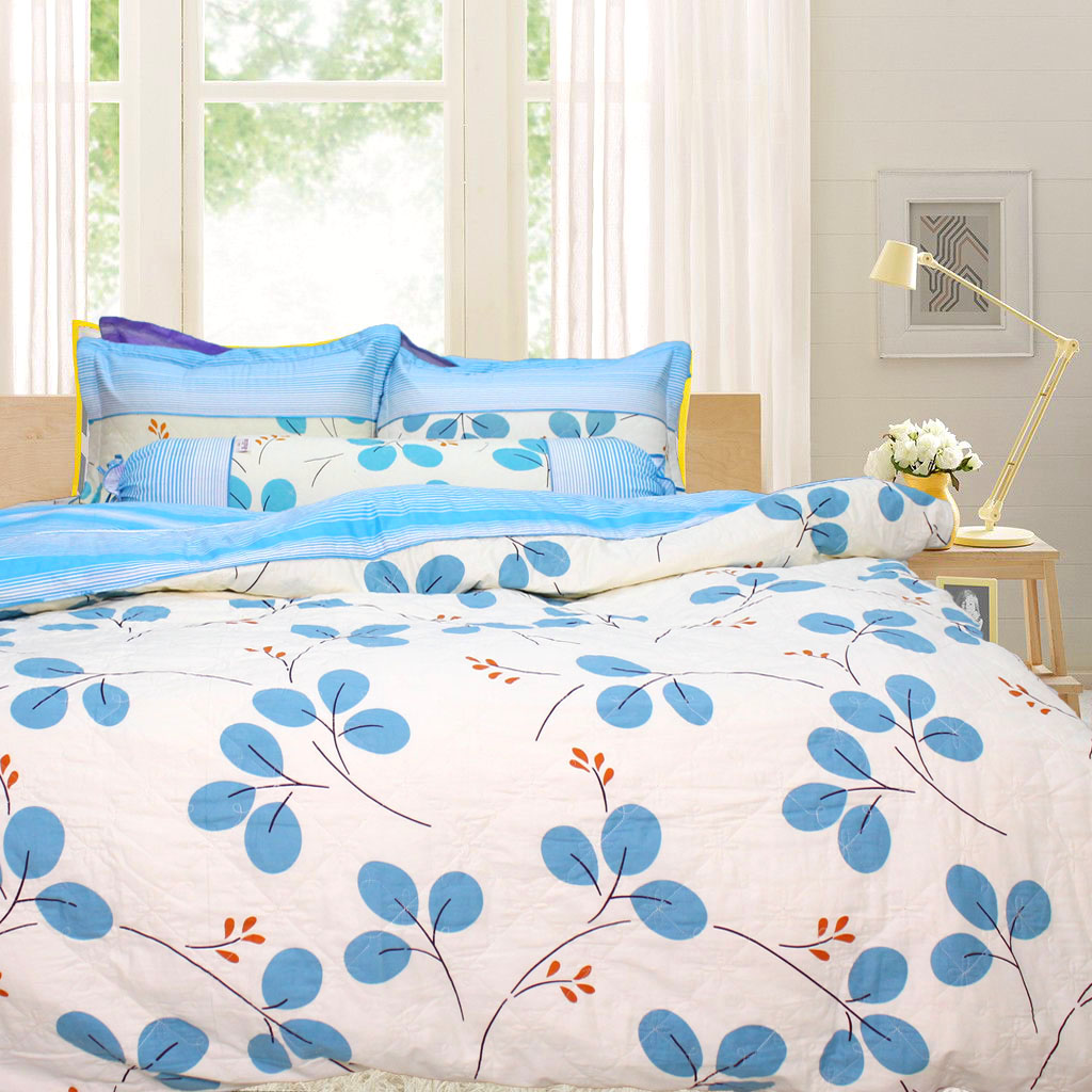 Bộ chăn ga gối 100% cotton Hàn Quốc Julia