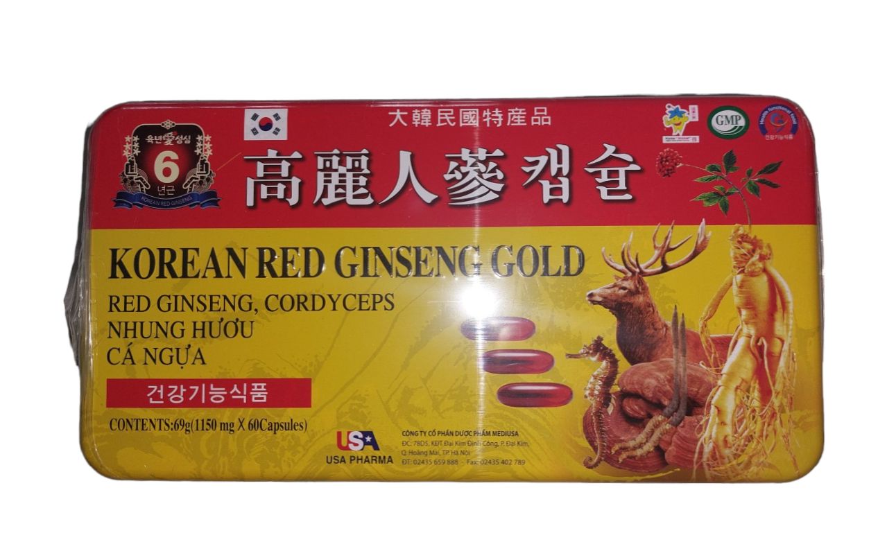 Viên hồng sâm Korean Red Ginseng Gold