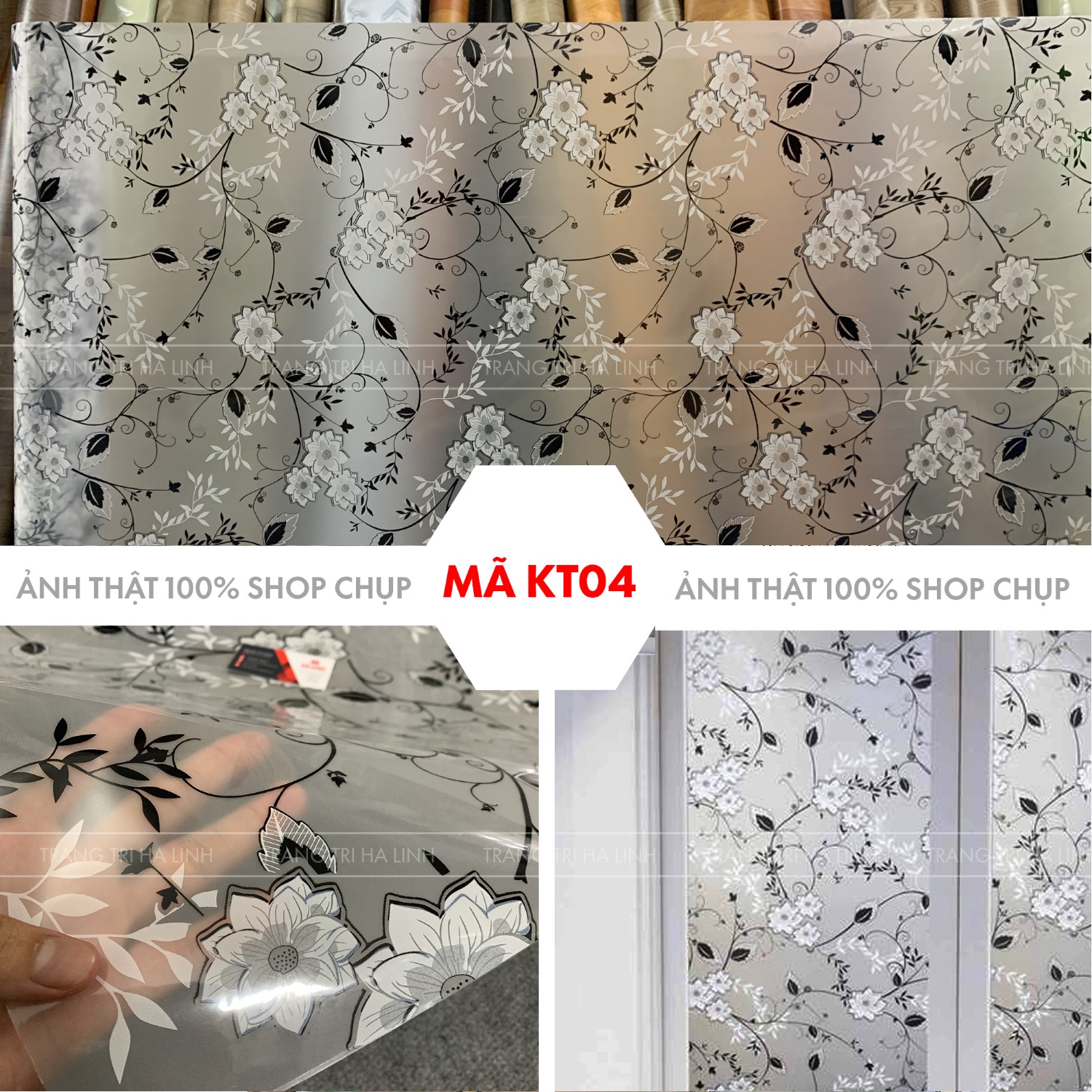 Giấy dán kính hoa văn 3d cao cấp, decal dán kính phòng ngủ đẹp nhiều mẫu
