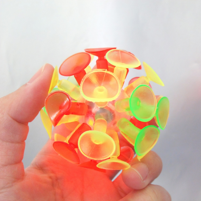 Đồ chơi bóng ném dính Sticky Ball phát sáng ,cụ dạy học tiếng anh cho giáo viên (6X6 cm)-HAUSE
