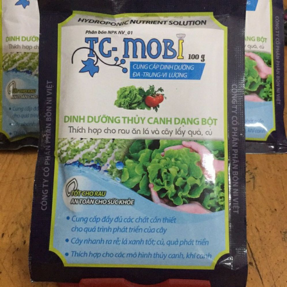 Dung dịch thủy canh dạng bột TC-Mobi gói 100gr