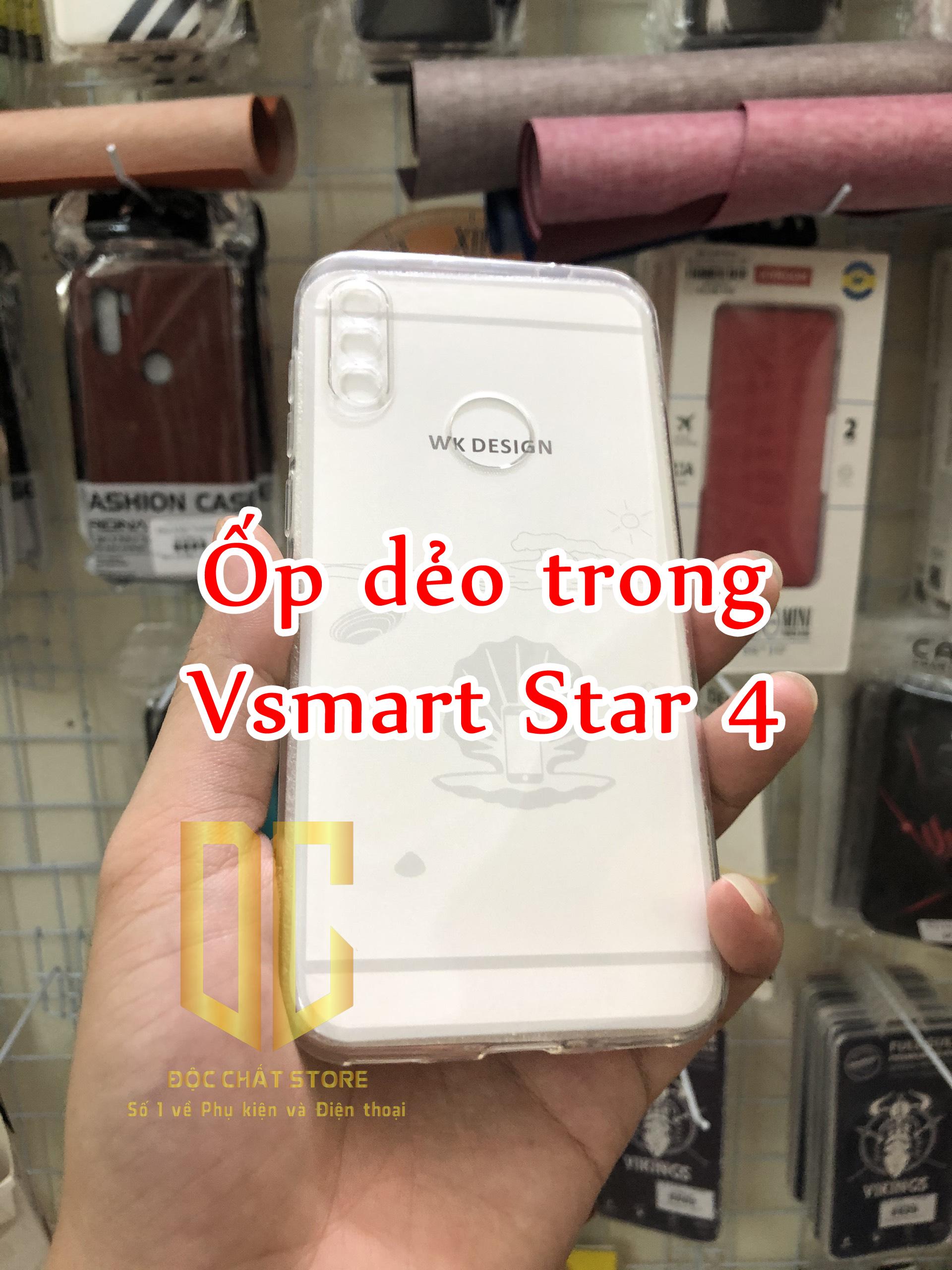 Vsmart Star 4 - Ốp Dẻo TPU Đen Nhám/ Trong suốt