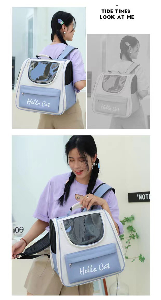 balo hello cat dành cho vận chuyển chó mèo và thú cưng
