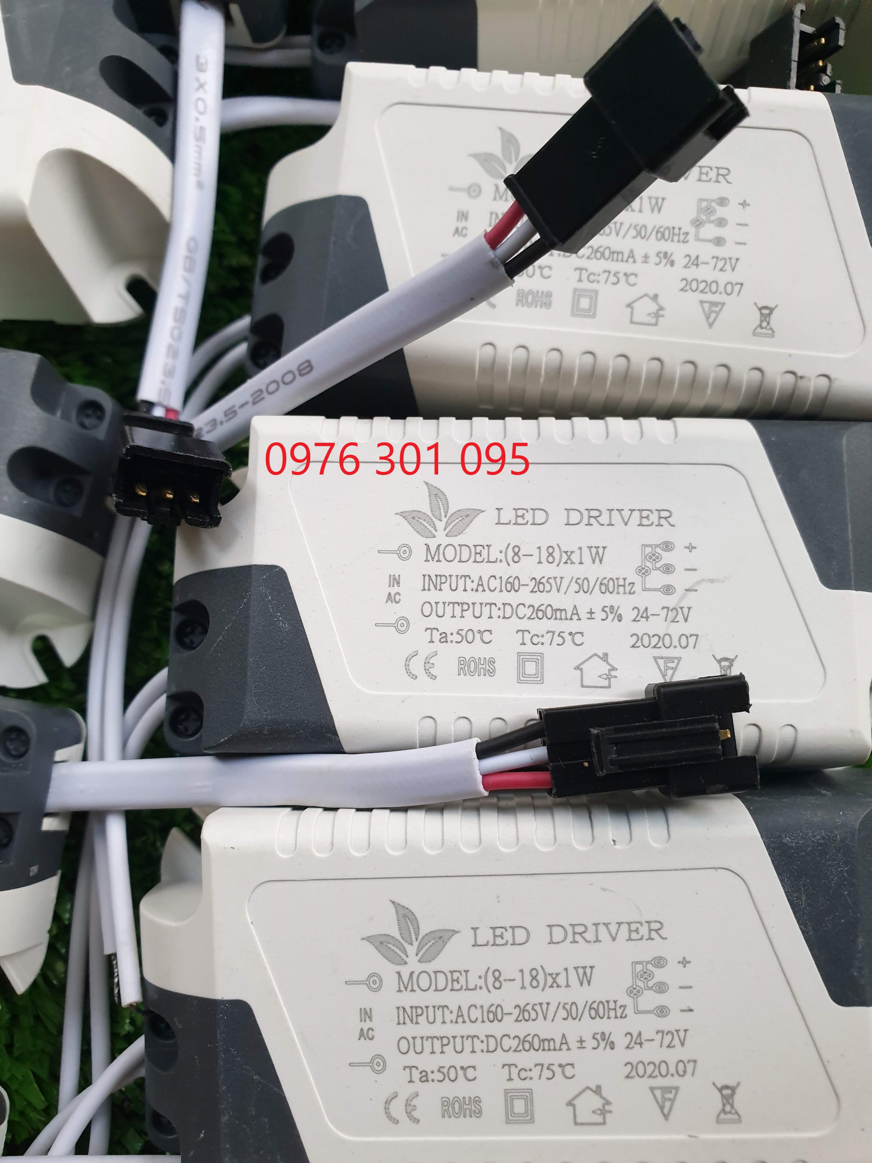 Tăng phô [3 chế độ] đèn led âm trần và ốp trần 8w đến 18w [Drivier]